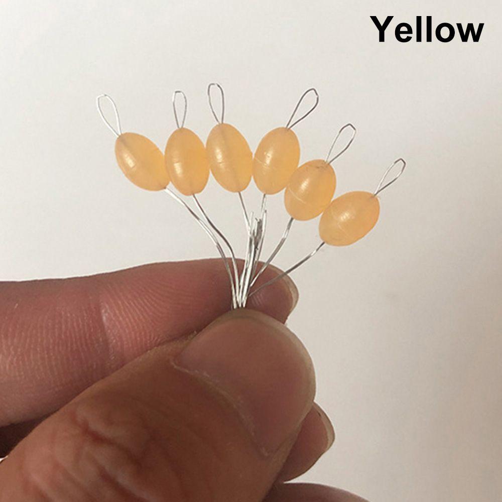 High Concentricity Black Rubber Float Line Stopper Luminous Space Beans Fishing Accessories