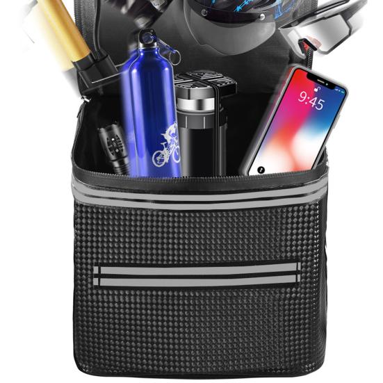 12 л/15 л Портативная сумка на заднее сиденье Светоотражающая искусственная кожа Удлиненный ремень для крепления Велосипедный багажник