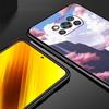 Розовый Закат Горы Чехол для Телефона для Xiaomi Poco F7 Ultra F6 F5 F4 F3 X6 X5 X4 X3 NFC C51 C55 M4 GT 5G Мягкий ТПУ Чехол Сумки