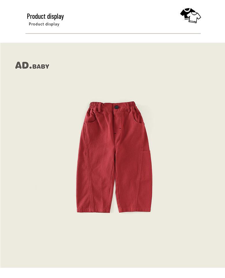 Новые осенние детские широкие брюки карго – модная хлопковая повседневная одежда для мальчиков и девочек