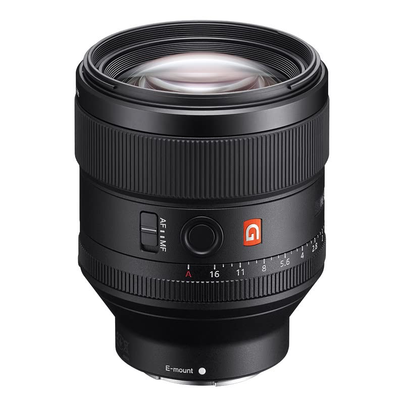 Sony Объектив FE 85 мм GM Full Prime, черная оправа f/1.4, средний диапазон, (SEL85F14GM)