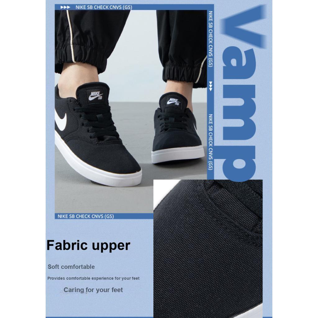 Nike Кроссовки детские Check Canvas SB GS Black White 905373-003