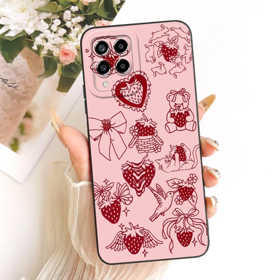 Чехол для Samsung Galaxy M33 M53 5G Милый Мультяшный Кот Ударопрочный Мягкий Силиконовый Чехол Для Samsung M33 M 53 Galaxy M53 5G Обложка