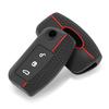 Silicone Car Key Cases Cover Fob for Ford Fiesta Focus 2 C-Max Ecosport S-Max Fusion Mondeo Remote Control Case Keychain