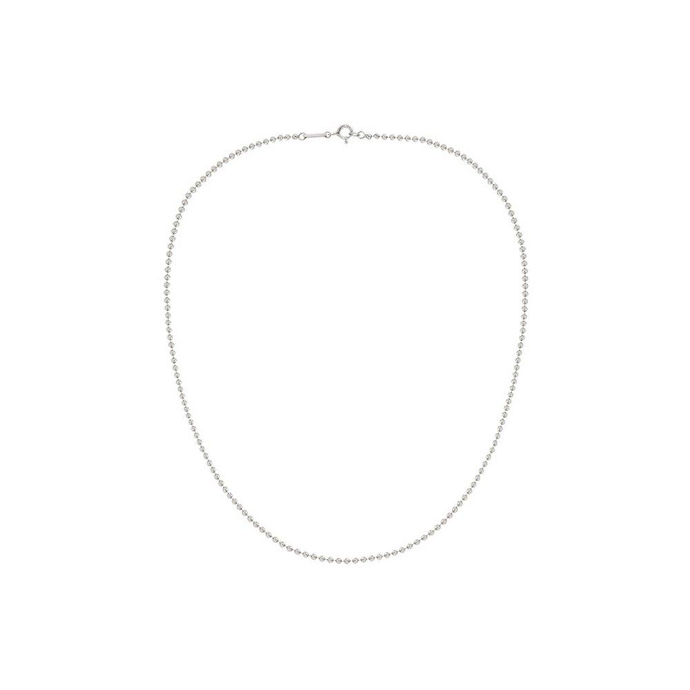 Колье из шариковой цепочки с огранкой