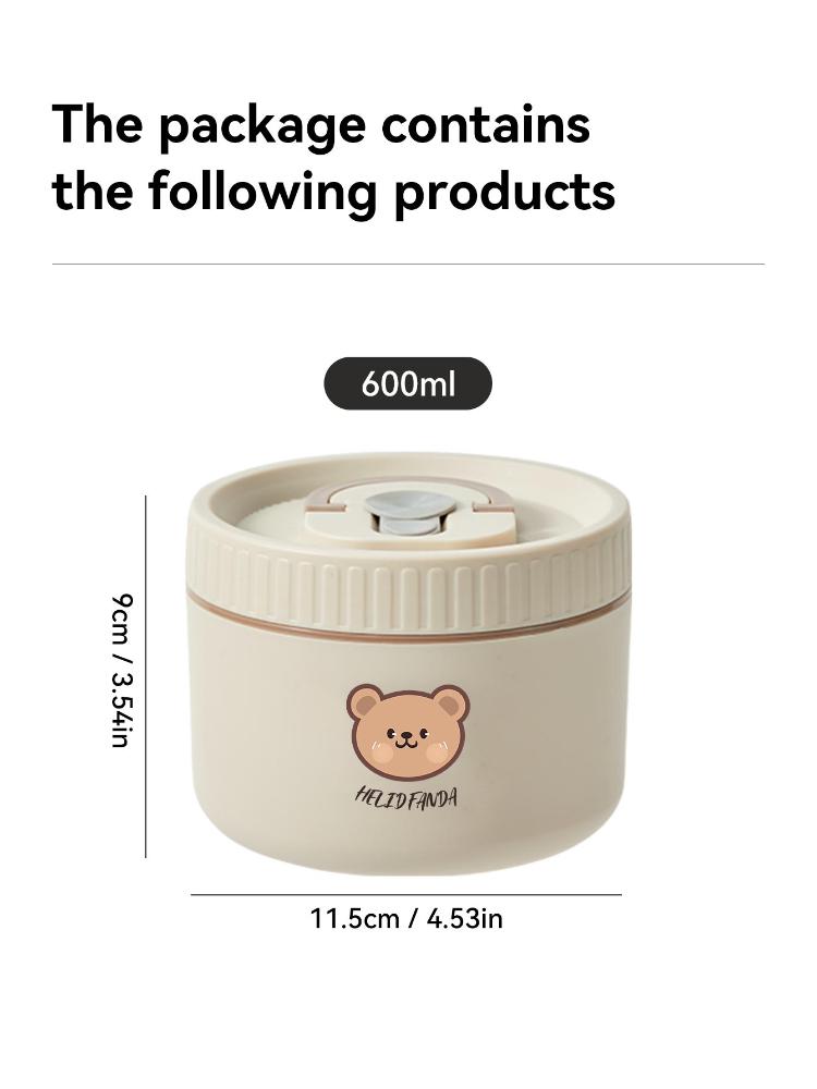 Изолированная миска пищевого качества из нержавеющей стали 316, пригодный для использования в микроволновой печи, контейнер для хранения продуктов питания, штабелируемый портативный набор плюс набор для еды