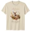 Autumn Shows Us How Beautiful Unisexs TShirt Fawn Watercolor Nature