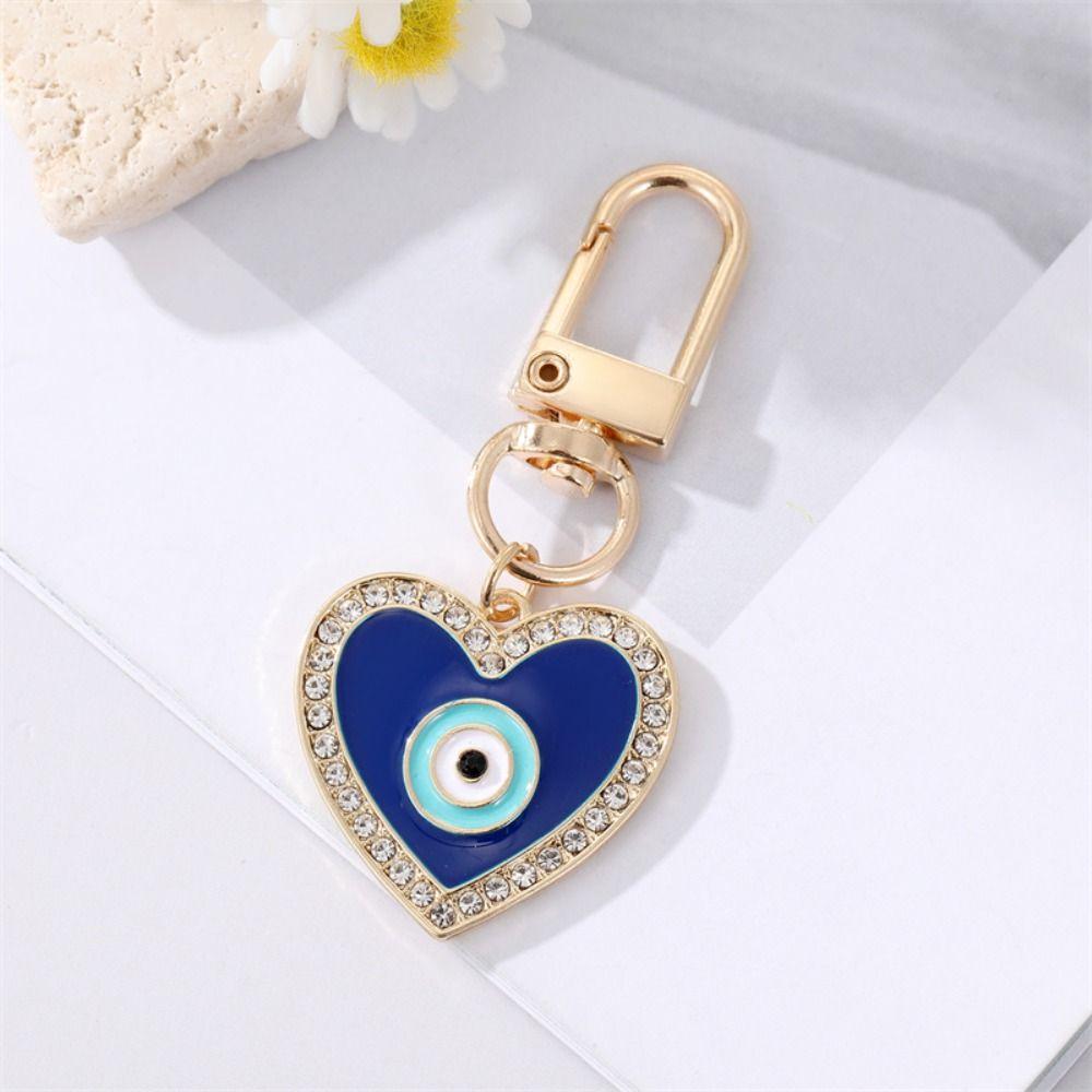 Bag Pendant Phone Charm Evil Eye Keychain Hamsa Hand Keyring Car Keyring Blue Eye Key Chain