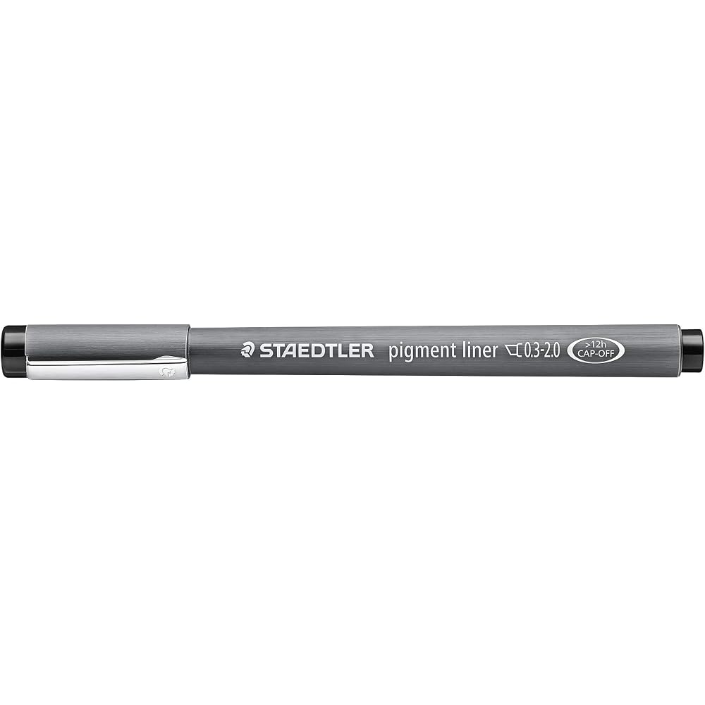 Staedtler Водостойкий пигментный лайнер Черный Топор 0.3-2мм 10шт 308 C2-9