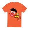 Sesame Street Unisex Adult Holding Rubber Duckie Ernie T-Shirt
