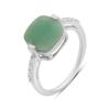 Серебряное кольцо с натуральным изумрудом 2.94ct, вес изделия 2,73 гр (2193869)