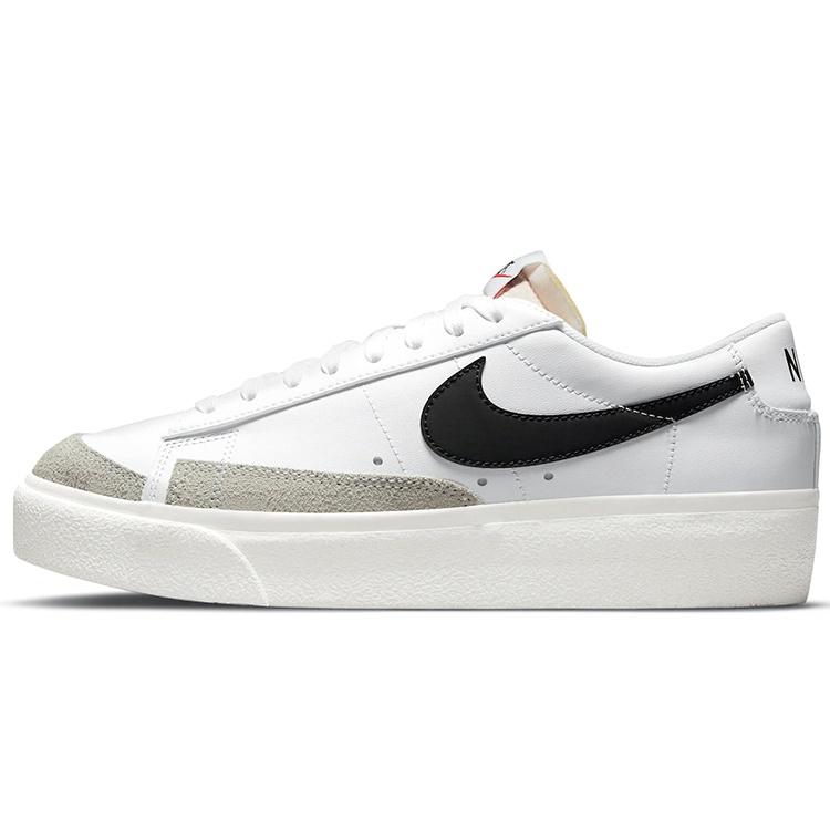 (WMNS) Nike Blazer Low Platform 'Белый Черный' Женские DJ0292-101
