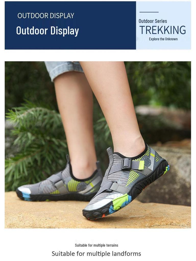 Unisex Quick-Dry Water Shoes: Breathable, Non-Slip for Hiking, Diving, and Climbing