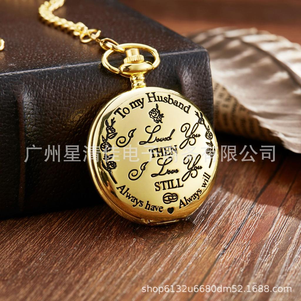 Стимпанк Полный Хантер Золотой/Серебряный/Черный Кварцевый Аналоговый Сплав Моей Дочери Карманные часы/Моему СЫНУ Карманные часы Подвеска Цепочка Часы с Римскими цифрами