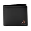 Paul Smith Marquetry Bright Stripe Rabbit Bifold Wallet No Name 813018 P905 Wrapping (Black, Engraving) (Gift Available)