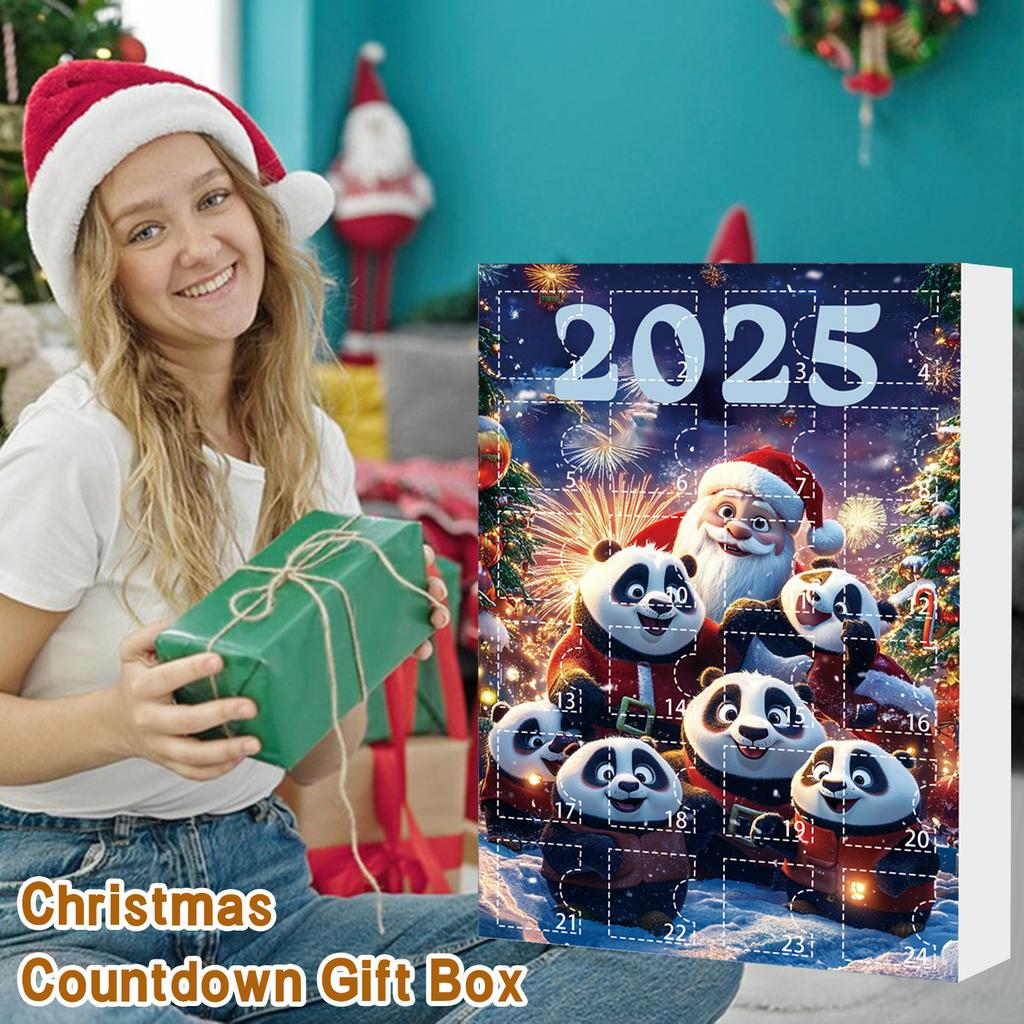 24-дневный рождественский адвент-календарь, календарь обратного отсчета, 2D-подвеска в виде плоского акрилового медведя, подвеска обратного отсчета, милый шарм в виде рождественской елки