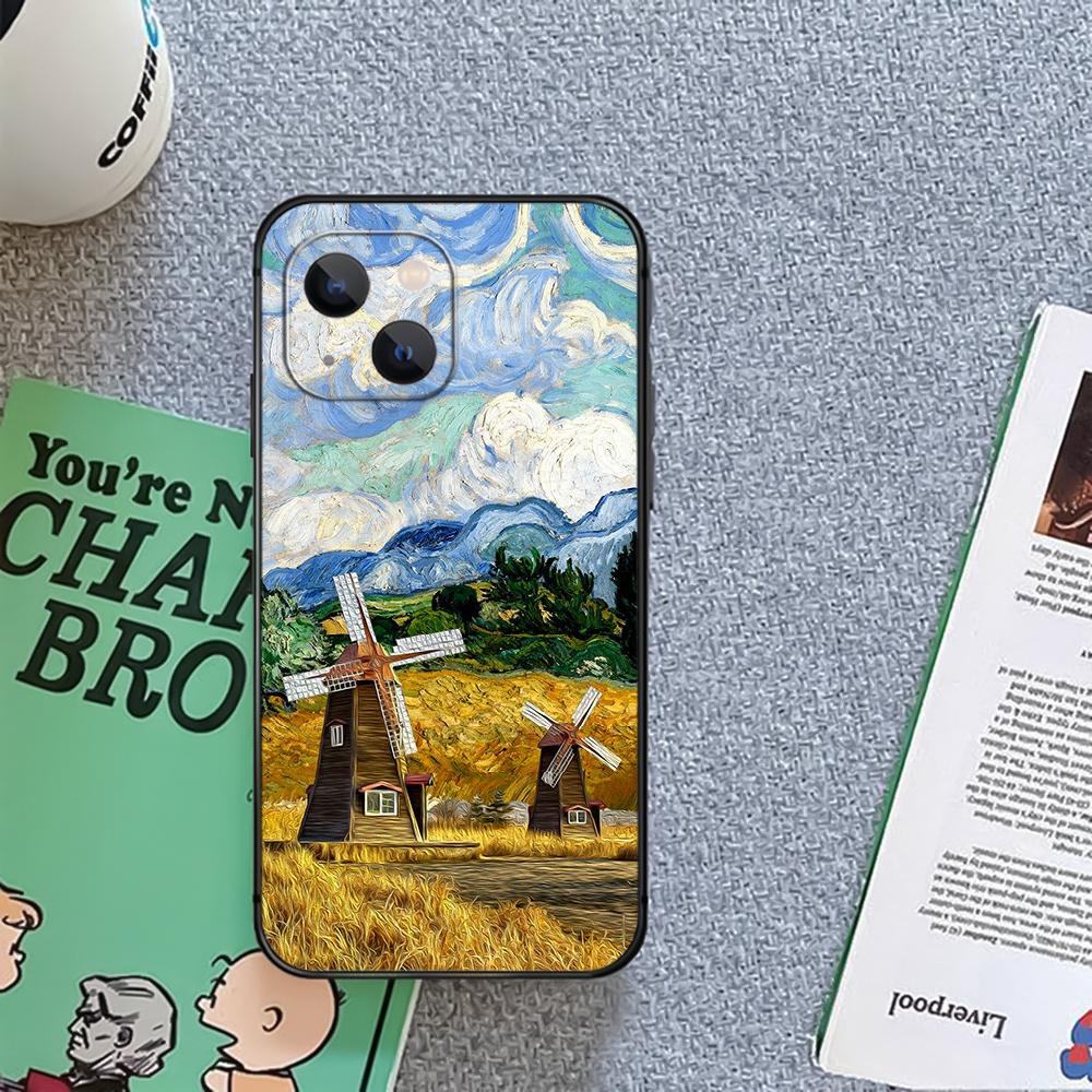 Чехол для телефона с пейзажной живописью Ван Гога, чехол для Iphone Xiaomi Mi Samsung Galaxy Redmi Note AS 11 12 13 14 15 22 23 24 5G Pro Plus Max Fe Ultra
