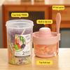 Convenient Sealing Multifunctional Transparent Breakfast Fresh-Salad Container Yogurt Cup for School Salad Cup