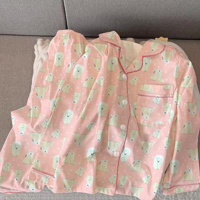 Женская пижама Милая Каваи Повседневная Пижама Новая Осень Зима Домашняя Одежда