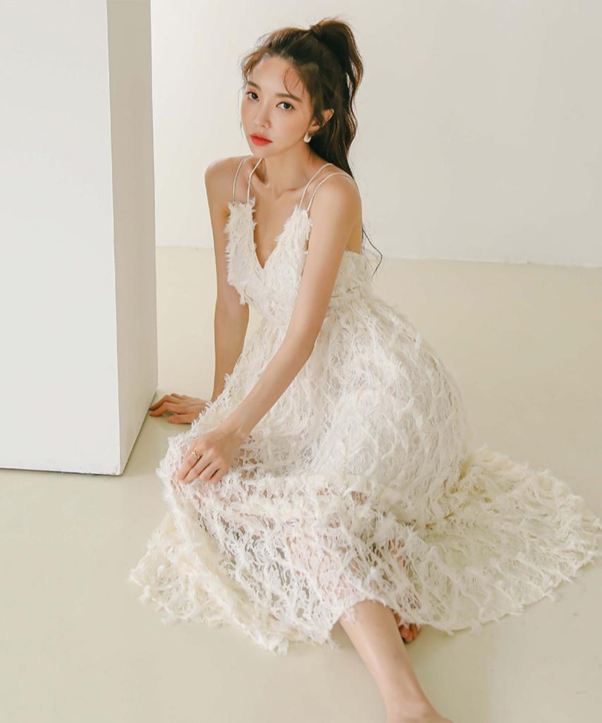 Bendis Tassel Long Dress