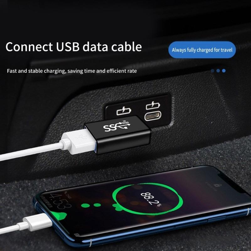 Small Type C To USB Charging Converter Fast Connection USB Quick Adapter Easy To Use for Office & Entertainment