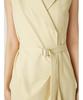 FRAY Draped Tailored Gilet Dress FWFO252088 YEL I.D. Women's