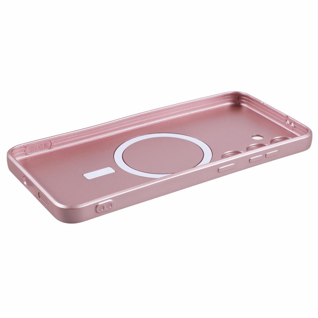 For Samsung Galaxy S24 Slim Case Rubberized TPU Phone Case with Lens Film,Compatible with MagSafe