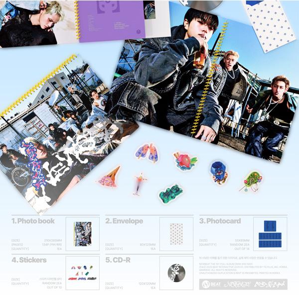 NEWBEAT 1-й полный альбом [RAW AND RAD] PHOTOBOOK [Случайная версия]