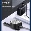 Bicycle Lights Bike Headlight Rear Lamp Set Rechargeable MTB Mountain Road Warning Taillights for Night Riding Safety Bike Parts