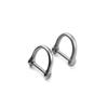 High Quality D Bow Staples Stainless Steel Keychain Hook 4 Styles Bracelet Buckle  Ourdoor Tool