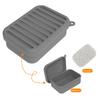 Leak-Proof Silicone Travel Soap Case with Drainage Lid Compact Design Portable Bar Soap Container Soap Holder