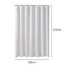 1PC Shower Curtain Household Plain Color Thickened Impermeable Cloth Quick Drying Waterproof and