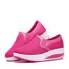 Women Slip-on Loafers Breathable Mesh Casual Walking Shoes Fashion Platform Shoes Rocker Shoes Wedge Heels