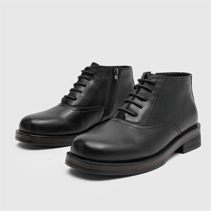 2025 новые мужские ретро повседневные высокие ботинки на толстой подошве, универсальные, на толстой подошве, увеличивающие рост, ботинки Мартин 57012-Q
