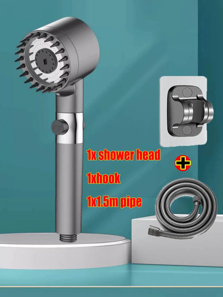 Сильная струя душевая лейка мощная душевая лейка высокого давления регулируемый распылитель массаж дождевой кран душевой набор ванная комната