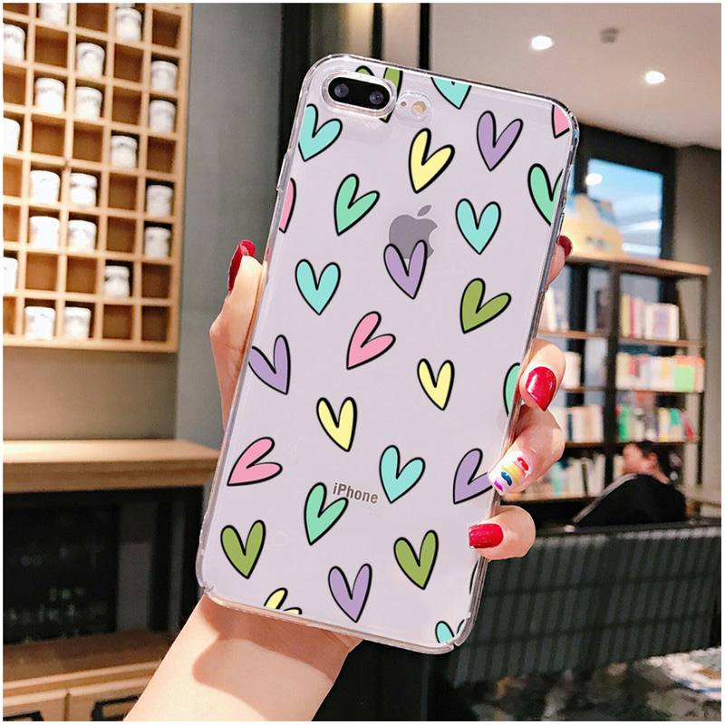 Чехол для телефона Love Heart для iPhone 11 12 13 mini pro XS MAX 8 7 6 6S Plus X 5S SE 2020 XR