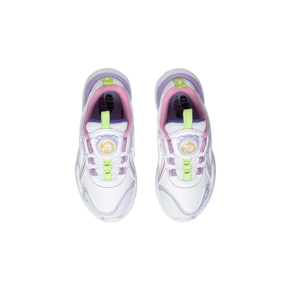 Li Ning Удобная амортизирующая износостойкая повседневная обувь Детская обувь Стандарт-белый YKNT004-14