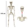Halloween Skull Skeleton 40/90cm Posable Skeleton Human Shape Bones Halloween Party Home Decorations Haunted House Horror Props