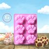 Baking Paw-shaped 6 Cavities 14 cm x 18.5 cm 1 pc
