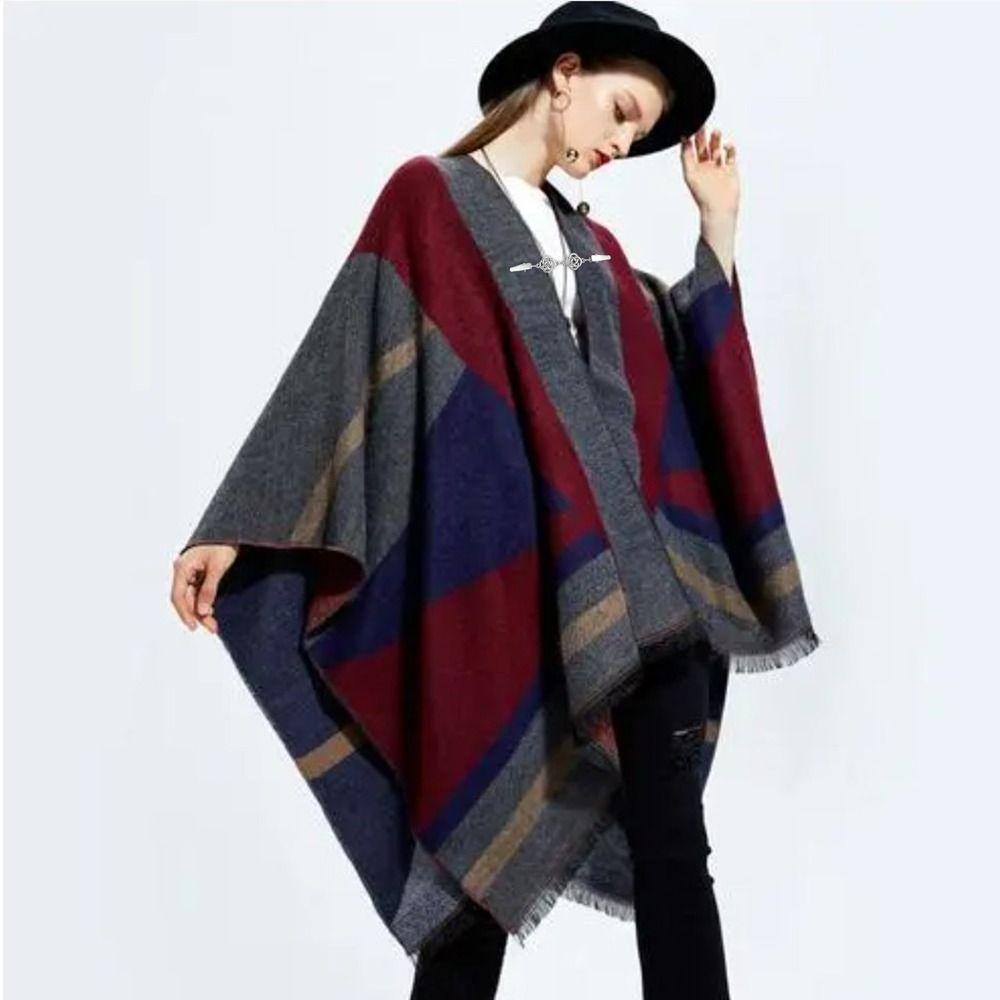 Alloy Cardigan Clip Geometric Sweater Clasp Retro Collar Clip Women
