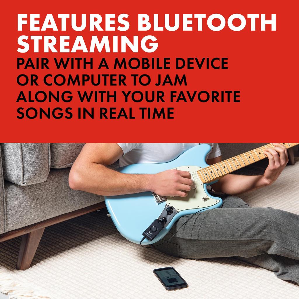 Fender Усилитель для наушников бас-гитары MICRO Black & MUSTANG™