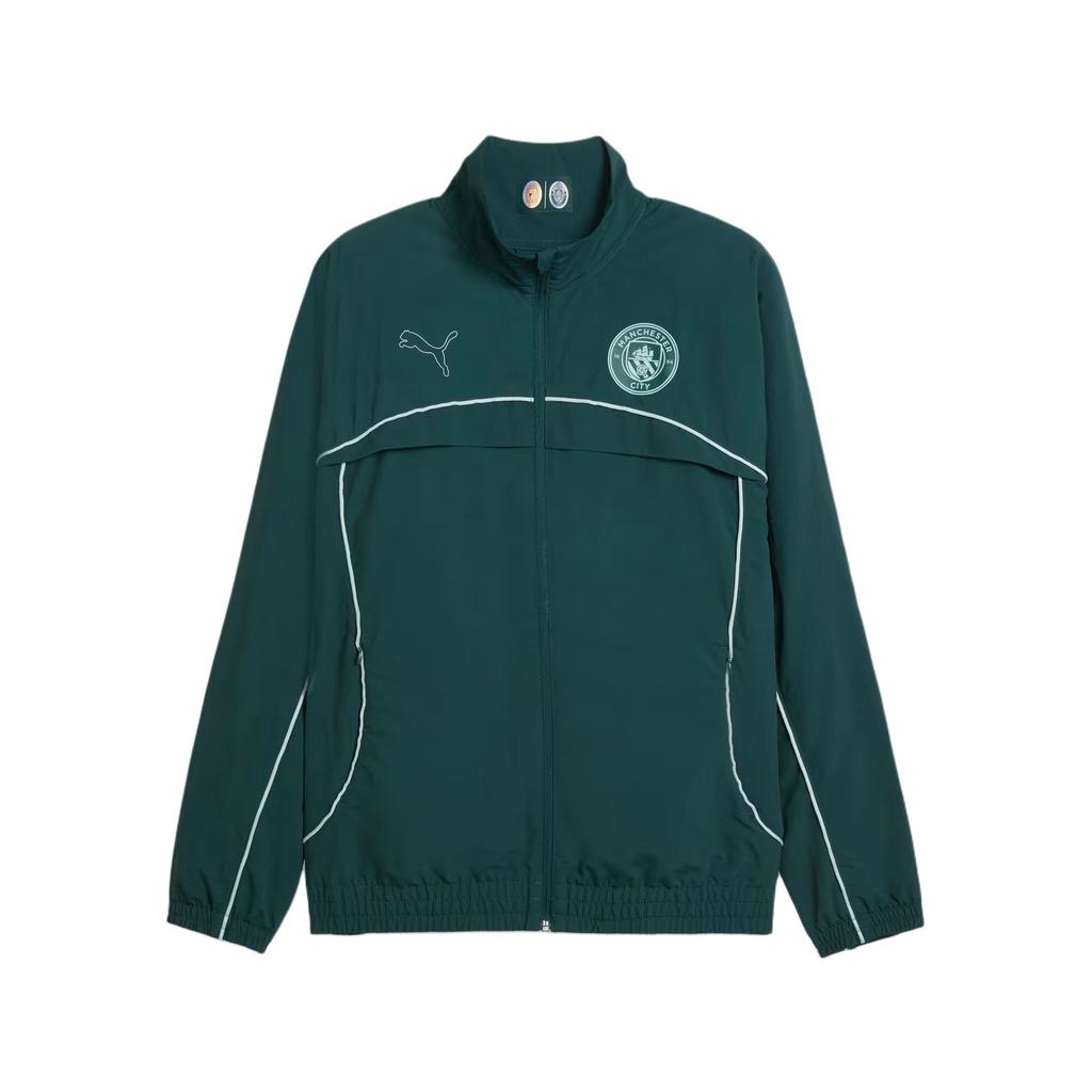 Puma Мужская ветровка Manchester City Celator Ftbl Statement Series Свободного кроя С воротником-стойкой и молнией С длинным рукавом Мужские куртки 782701-04