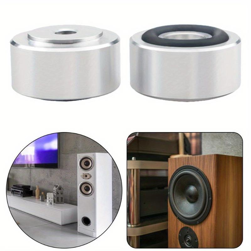 4Pcs Aluminum Alloy Speaker Spikes Stand Non-slip Isolation Feet Pad for Home Theater Audio Equipment Shockproof
