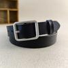 Vintage Leather Waist Belt For Women With Durable Alloy Closure