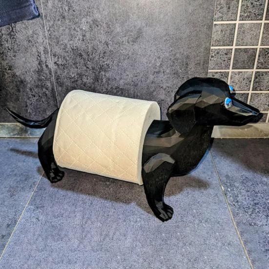 Animal Toilet Paper Holder Freestanding Cartoon Sheep Toilet Roll Holder 3D Printed Pig Cat Loo Roll Holder for Bathroom Decor Tissue Roll Storage