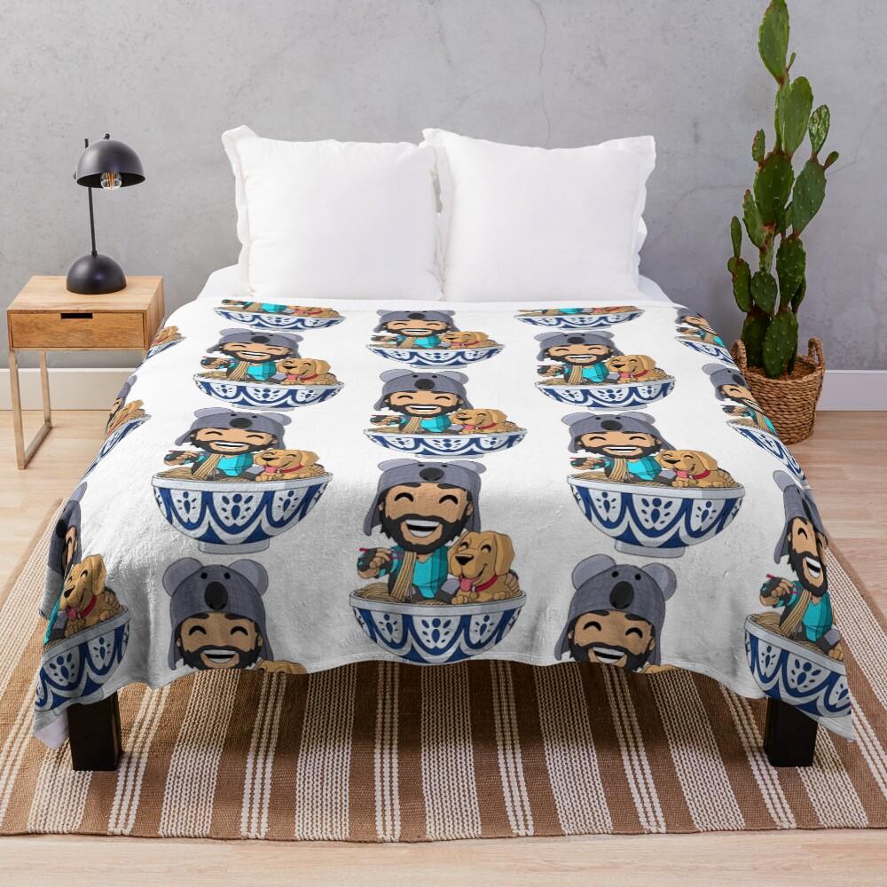 Merch from Thinknoodles Throw Blanket