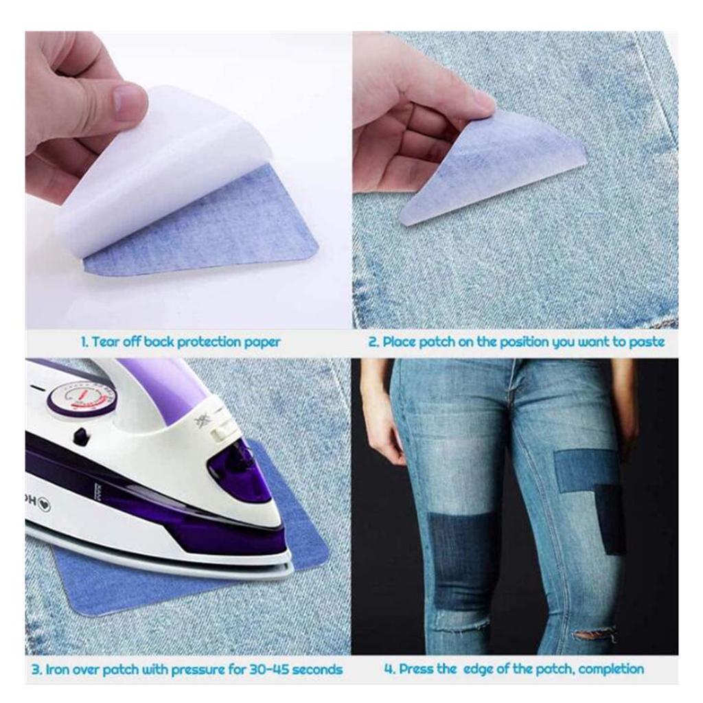 DIY утюг для ремонта, ремонтные нашивки, джинсы, брюки, куртка, пальто, наклейки, аппликации