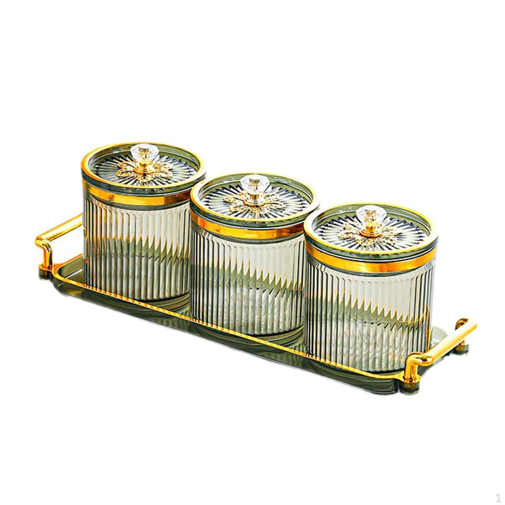 Сервировочное блюдо для сухофруктов с крышкой для хранения закусок и сладостей