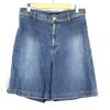 ZUCCA Denim Shorts Culotte Skirt Women M Hot Pants Sexy Japan Made(USED)
