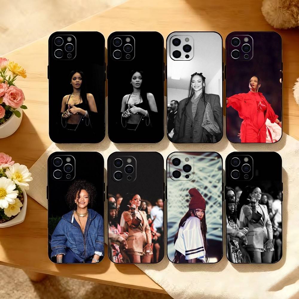 R-Ri L-Loud Чехол для телефона iPhone 17, 16, 15, 14, 13, 12, 11 Plus, Pro Max, Другие Мягкий черный чехол